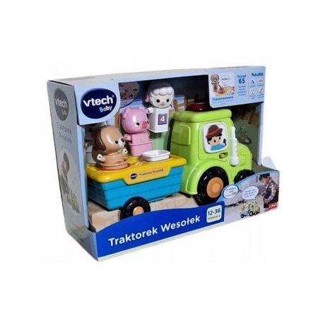 Traktorek Wesołek Nauka Zabawa Interaktywny Vtech